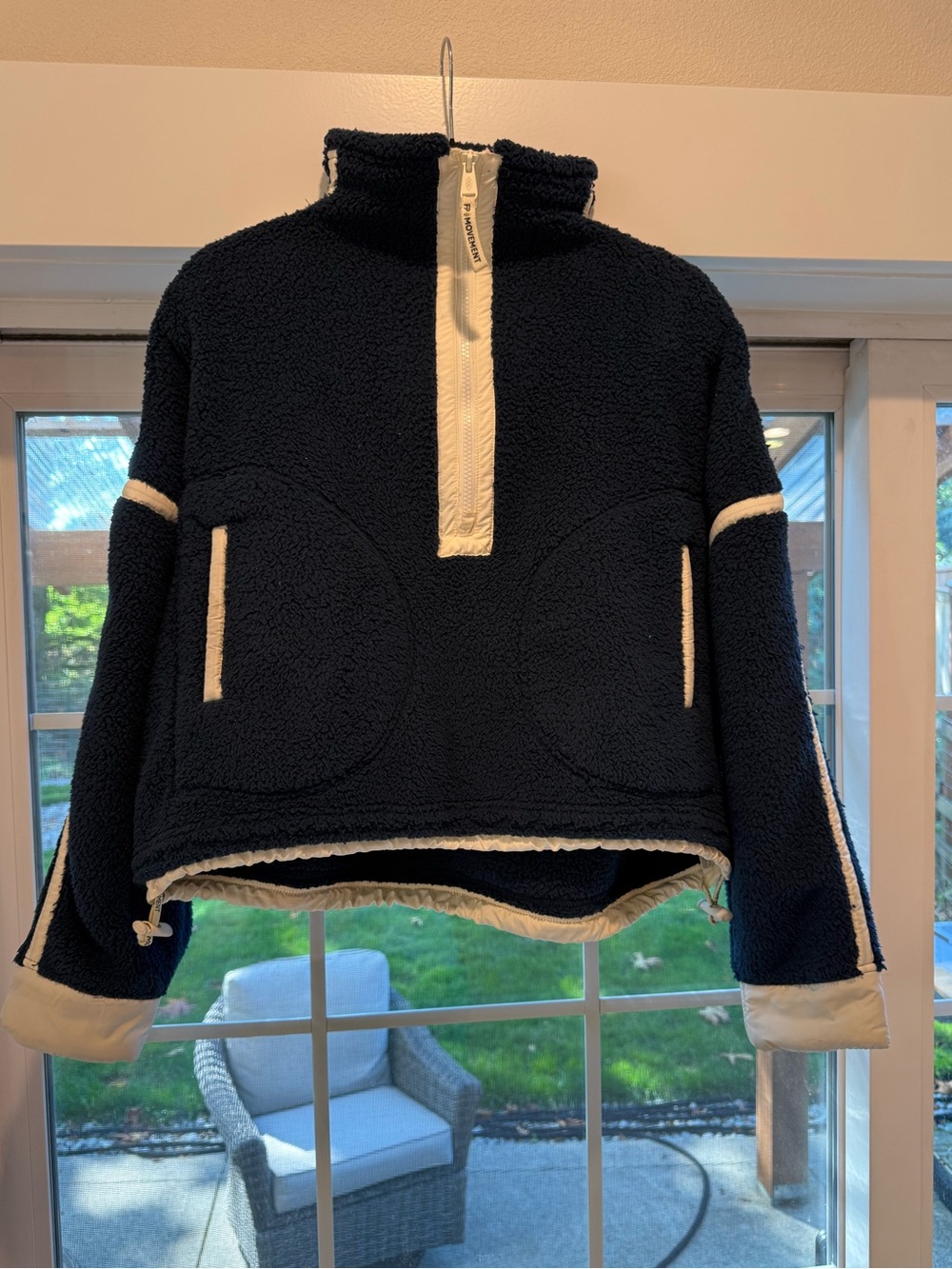 NWT FP Movement Women's Mountain High 1/2 Zip Pullover. Size XS
